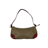 CELINE MACADAM MONOGRAM CANVAS SHOULDER BAG