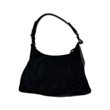 PRADA NYLON SHOULDER BLACK BAG