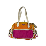 PRADA COLOURED NYLON SHOULDER BAG