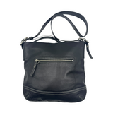 COACH BLACK LEATHER SHOULDER BAG