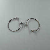 VIVIENNE WESTWOOD ROSEMARY HOOP EARRINGS