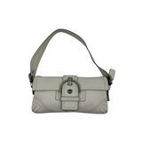 COACH WHITE LEATHER SHOULDER BAG