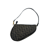 DIOR NAVY TROTTER MINI SADDLE BAG