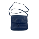 BOTTEGA VENETA BLUE LEATHER CROSSBODY BAG