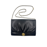CELINE TRIOMPHE ROSETTE FLAP BAG