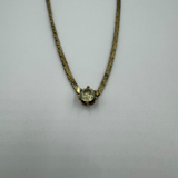 DIOR CRYSTAL GOLD NECKLACE