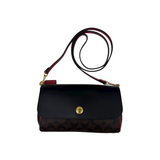 COACH COLORBLOCK SIGNATURE FLAP CROSSBODY