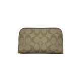 COACH SIGNATURE KHAKI POUCH