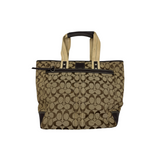 COACH SIGNATURE CANVAS TOTE BAG