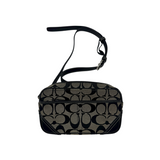 COACH BLACK SIGNATURE WAIST BAG