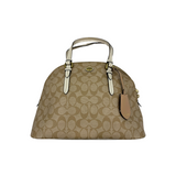 COACH SIGNATURE DOME SATCHEL BAG