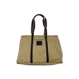 COACH KHAKI STRIPE NYLON TOTE BAG
