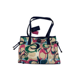 COACH MULTICOLOUR OP ART TOTE BAG