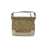 COACH SIGNATURE GOLD SHOULDER BAG