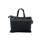 COACH BLACK NYLON WEEKENDER SHOULDER BAG