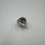 GUCCI INTERLOCKING G SILVER RING