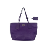 COACH PURPLE LEATHER TOTE BAG