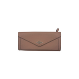 COACH TAUPE LEATHER LONG WALLET