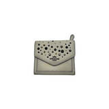 COACH STUDDED LEATHER SMALL WALLET