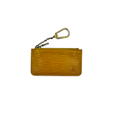 LOUIS VUITTON YELLOW EPI COIN POUCH