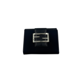 FENDI BLACK BUCKLE SMALL WALLET