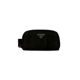 PRADA BLACK NYLON KEY POUCH