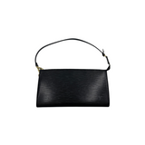 LOUIS VUITTON BLACK EPI POCHETTE ACCESSOIRES