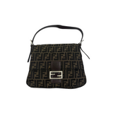 FENDI ZUCCA BROWN SHOULDER BAG