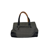 COACH BLACK SIGNATURE HAND BAG