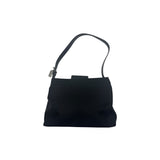COACH BLACK NYLON SHOULDER BAG