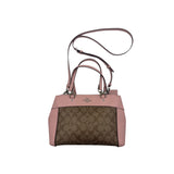 COACH PINK SIGNATURE SATCHEL