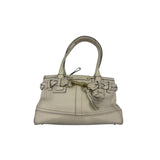 COACH WHITE LEATHER SHOULDER BAG