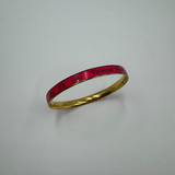 VIVIENNE WESTWOOD PINK TREASURE BOND BANGLE