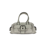 COACH SOHO BOSTON BOWLING WHITE HANDBAG