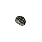 CHROME HEARTS FLORAL CROSS RING (US 8)