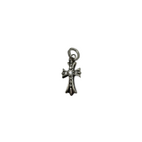 CHROME HEARTS BABY FAT CROSS DIAMOND PENDANT