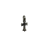 CHROME HEARTS BABY FAT CROSS BLACK DIAMOND PENDANT