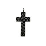 CHROME HEARTS X MATTY BOY "99" EYES CROSS PENDANT