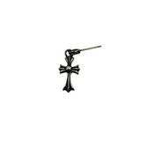 CHROME HEARTS BABY FAT CROSS DROP EARRING