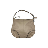 COACH LEATHER BEIGE SHOULDER BAG