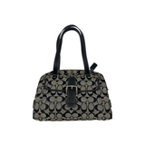 COACH SIGNATURE CANVAS BUCKLE SHOULDER BAG