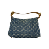 LOUIS VUITTON BAGGY PM MONOGRAM DENIM SHOULDER BAG