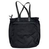 PRADA BLACK TESSUTO NYLON TOTE BAG