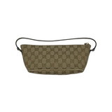 GUCCI GG MONOGRAM BEIGE CANVAS POCHETTE BAG