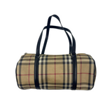 BURBERRY VINTAGE CHECK BARREL BAG
