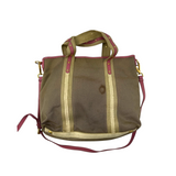 PRADA JACQUARD CANVAS TOTE BAG