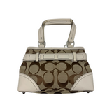COACH SIGNATURE PYTHON PATCHWORK HANDBAG