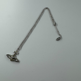 VIVIENNE WESTWOOD SILVER SMALL BAS RELIEF NECKLACE