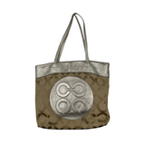 COACH SIGNATURE GOLD TOTE BAG