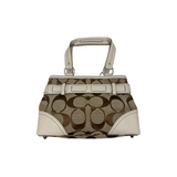 COACH SIGNATURE PYTHON PATCHWORK HANDBAG